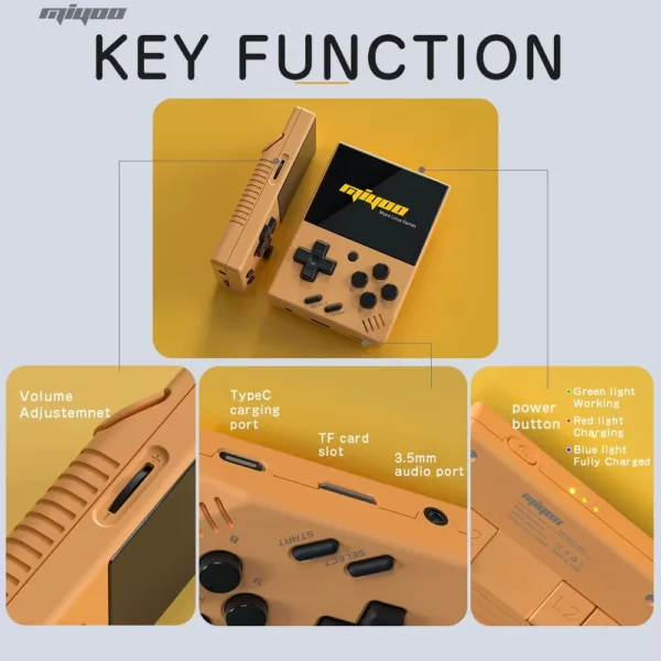 MIYOO MINI V4 PortableRetro Handheld Game Console (10)